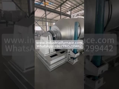 فرن ذوبان الألومنيوم ذو 2 طن يعمل بالغاز