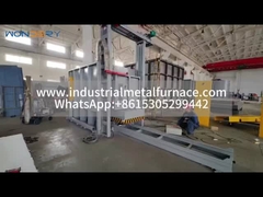 أقصى 1250 درجة المقاومة الكهربائية فرن معالجة الحرارة أسفل السيارة