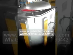 فرن ذوبان الألومنيوم المعدني الكهربائي الذي يوفر الطاقة