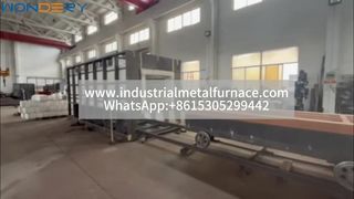 فرن العربة الكهربائية القابل للتخصيص | المعالجة الحرارية الدقيقة للأجزاء الصناعية واسعة النطاق