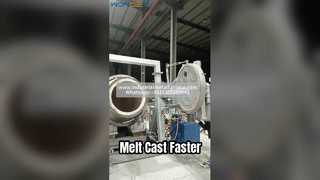 فرن صهر الألمنيوم بالغاز الهيدروليكي | صب سبائك الألومنيوم بكفاءة لمسبك المعادن