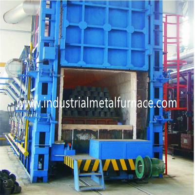 شراء 2000 مم 1300 درجة فرن الغاز الطبيعي للسيارة ، فرن موقد Bogie درجة حرارة عالية online manufacture