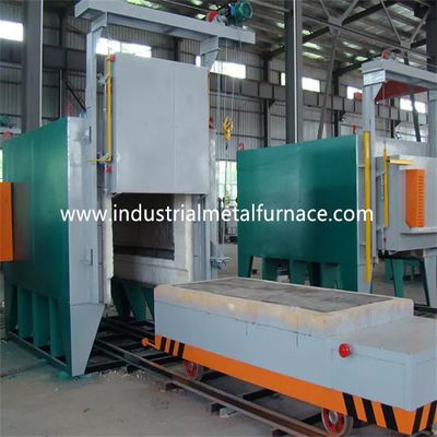 شراء معالجة حرارية بالغاز موقد بوجي فرن أسفل السيارة 2500 × 1000 × 800 مم online manufacture