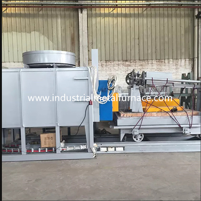 شراء فرن المعالجة الحرارية بوجي هيرث 1200 درجة نوع الجزء السفلي للسيارة لقطع الفولاذ المصبوب online manufacture