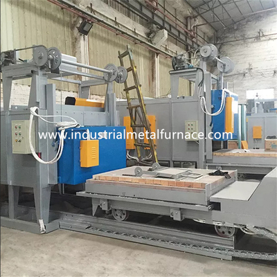شراء 1200 درجة مخصصة الكهربائية بوجي موقد سيارة أسفل فرن المعالجة الحرارية لصب وعاء الطين online manufacture
