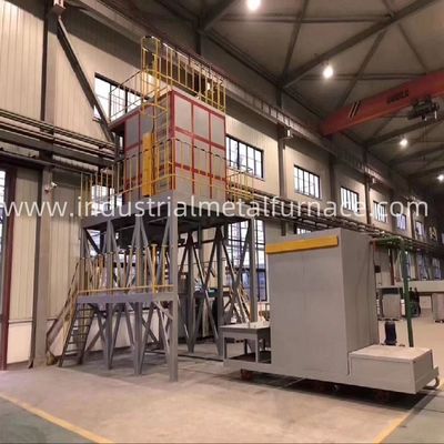 شراء 1400×1400×1100 ملم انخفاض أسفل سريع 650 درجة مئوية الألومنيوم T6 المعالجة الحرارية الفرن إطفاء حل online manufacture