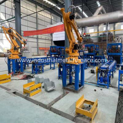 شراء صناعية 5.5kg 6 محور روبوت أوتوماتيكي الألومنيوم البلاط التراص صب آلة online manufacture