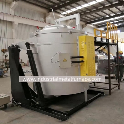شراء 600kg Electrical Resistance Tin Melting Furnace 16KW Hydraulic Tilting online manufacture