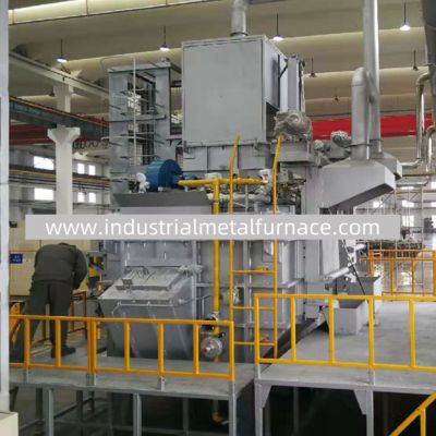 شراء 1000kg/h Natural Gas Aluminum Melting Furnace with 720℃ Temperature online manufacture