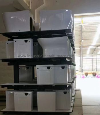 شراء فرن عربة أرضية يعمل بالغاز الطبيعي للمعالجة الحرارية لمنتجات السيراميك بدرجة حرارة 1300 درجة مئوية وحجرة أبعادها 4000 × 2000 × 2000 مم online manufacture