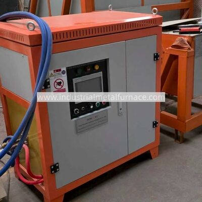 شراء IGBT Medium Frequency Induction Steel Melting Furnace 120KW 150kg Hydraulic Tilting System For Steel & Iron Casting online manufacture
