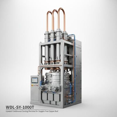 شراء آلة صب مستمر للأعلى لعصا النحاس الخالية من الأوكسجين مع φ8 16 ملم قطر 1000 طن السعة السنوية ودقة تعقب مستوى السائل ± 2 ملم تصنيع عبر الإنترنت