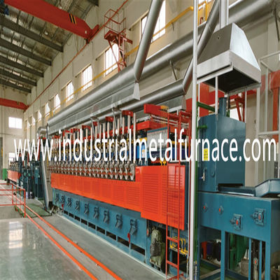 شراء Chain Conveyor Stabilizing Rod Tempering Furnace Natural Gas Fired 150 Pcs/ H online manufacture