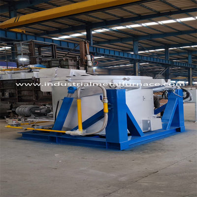 شراء فرن ذوبان الألومنيوم المتميل الذي يعمل بالزيت WDL-BCQ-1200 سعة 1.2 طن تصنيع عبر الإنترنت