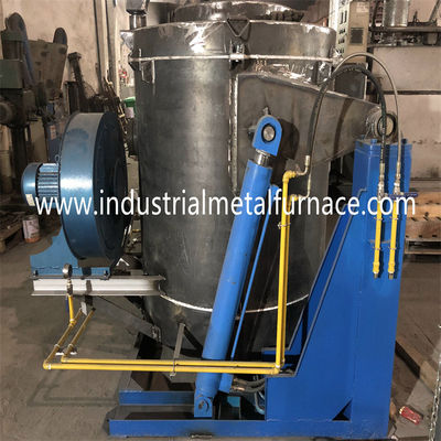 شراء فرن صهر المعادن النحاسية القابل للإمالة الذي يعمل بالغاز الطبيعي WDL-RG-350F الصناعي - سعة 500 كجم تصنيع عبر الإنترنت