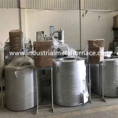 شراء 500 كجم / ساعة 1000 كجم إمالة فرن صهر المعادن الصناعية تحريض صهر الألومنيوم online manufacture