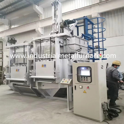 شراء 2000KG/H Continuous Gas Fired Industrial Aluminum Melting Furnace online manufacture