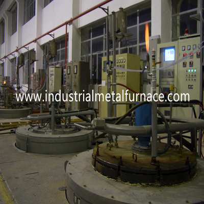 جودة  90KW 50HZ Pit Type Gas Carburizing Furnace Electric Resistance Continuous Gas Carburising Furnace مصنع