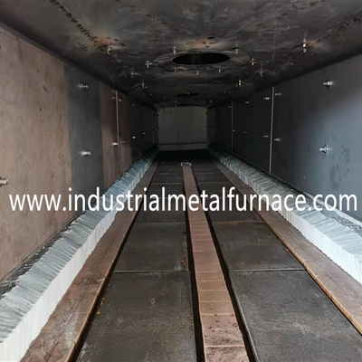 1200 درجة حرارة الغاز الطبيعي معالجة حرارية للسيارة أسفل الفرن نوع بوجي