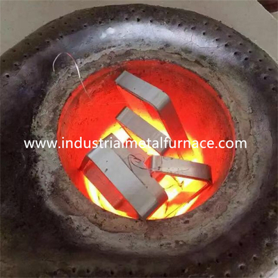 15KW الحديد الزهر الصلب الصناعي فرن الحث سخان نوع التردد المتوسط