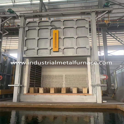 نوع العربة أسفل السيارة 900KW موقد دوار نوع بوجي فرن المعالجة الحرارية 4000 كجم