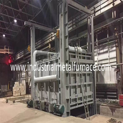 320kw / H فرن غاز الموقد السفلي للسيارة ، فرن تسخين فرن موقد Bogie