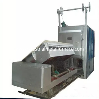 7500 × 1800 × 1500 مم Bogie Hearth فرن المعالجة الحرارية بالغاز المطلي بالكروم الصلب