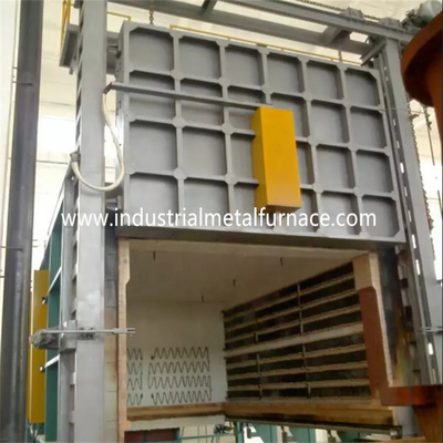 فرن تسقية موقد Bogie المعالجة الحرارية 1200 × 1200 × 600 مم الكهربائية