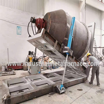 فرن ذوبان الألومنيوم الصناعي 380V 3P 50HZ للصب الدوار