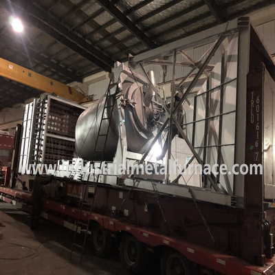 ألومنيوم أوتوماتيكي PLC فرن ذوبان المعادن / فرن ذوبان الغاز 10-12M في الدقيقة سرعة الدوران