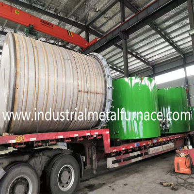 فرن المعالجة الحرارية للأسلاك المعدنية والعصا 950C الحرارة القصوى 320kW الطاقة 3 مناطق التدفئة تصميم توفير الطاقة