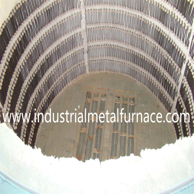 فرن المعالجة الحرارية للأسلاك المعدنية والعصا 950C الحرارة القصوى 320kW الطاقة 3 مناطق التدفئة تصميم توفير الطاقة