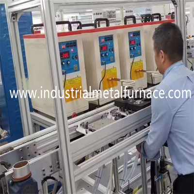 10KG إمالة نوع الصلب فرن الصهر سخان التعريفي ذوبان المعادن 35KW