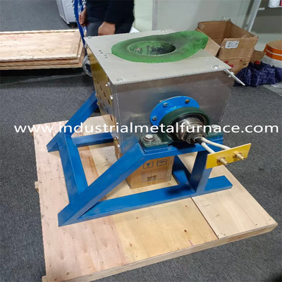 25KW 5KG فرن صهر الصلب الصناعي متوسط ​​التردد آلة صهر خردة الحديد
