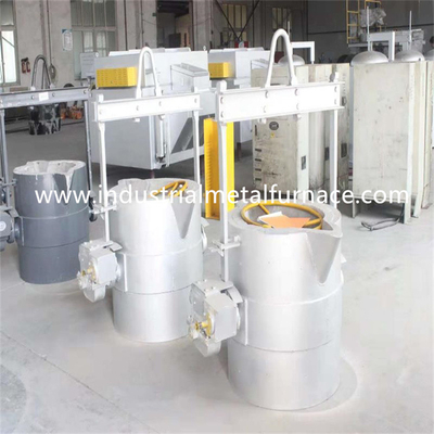 صب 540mm الألومنيوم ذوبان مسبك نقل مغارف الألومنيوم المصهور