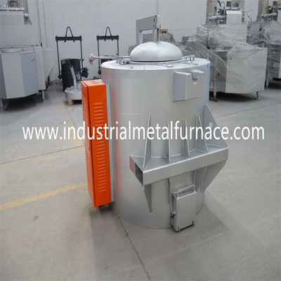 300 كجم / ساعة حفرة نوع فرن صهر الألومنيوم الصناعي الصغيرة المقاومة الكهربائية 150KW