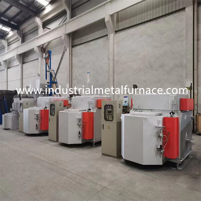 300 إلى 3000 كجم فرن كهربائي من سبائك الألمنيوم المعدني لعملية الصب 45KW