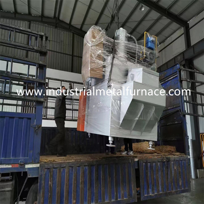 800KG الغاز أطلقت فرن عقد سبائك الألومنيوم لصهر الصلب CE