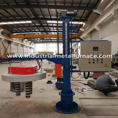 350kg 18KW الألومنيوم القابضة فرن كهربائي التلقائي مغرفة رأسية سخان CE