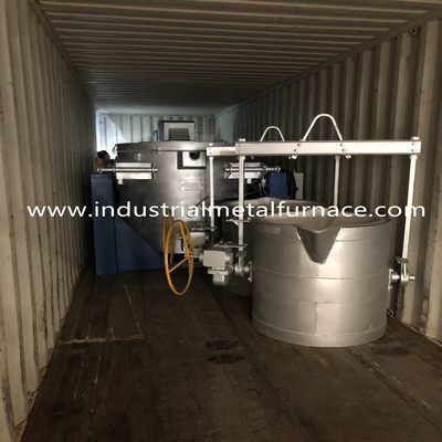350kg 18KW الألومنيوم القابضة فرن كهربائي التلقائي مغرفة رأسية سخان CE